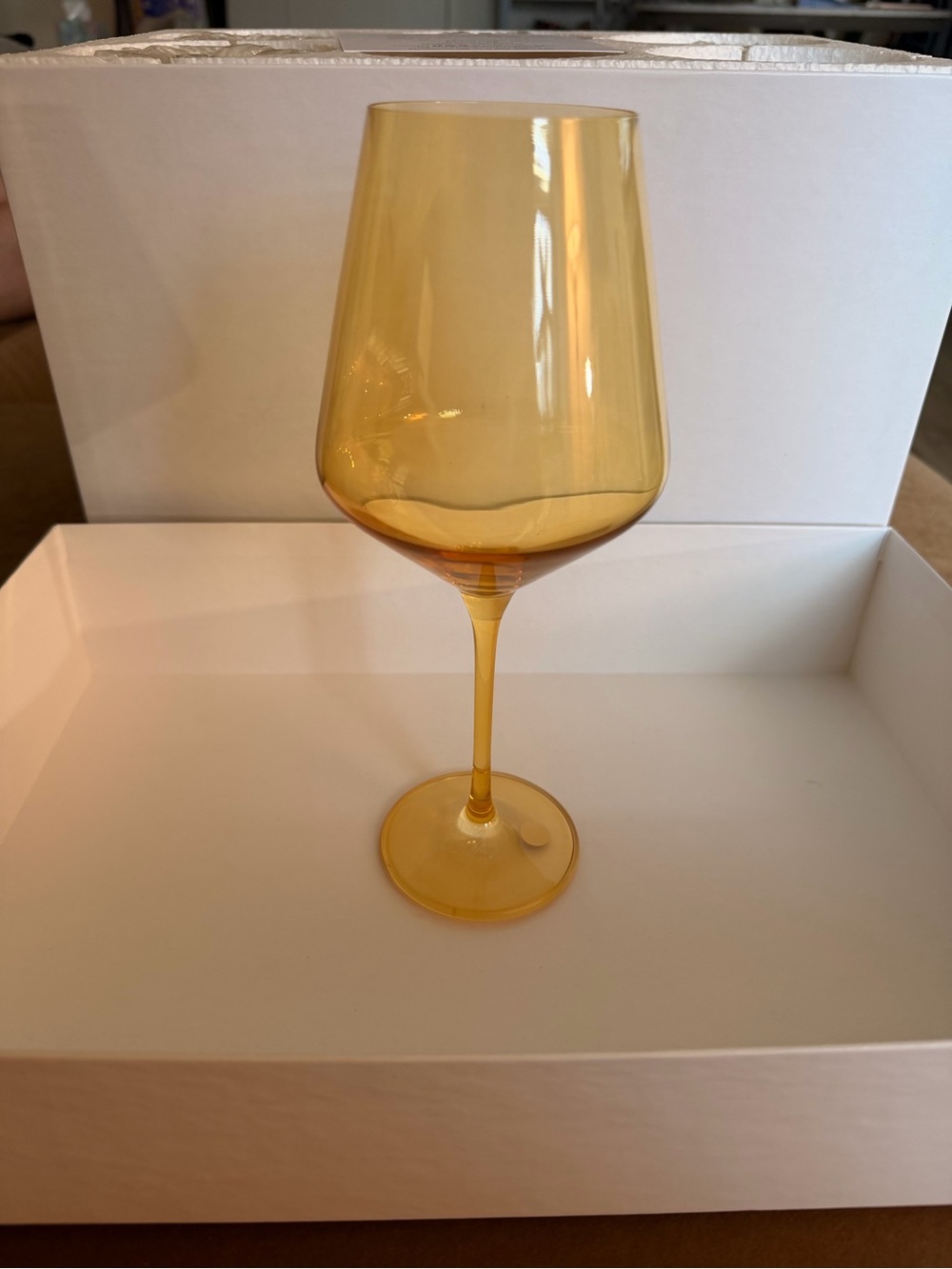 Set of Estelle Round Amber Glasses - Honey Amber